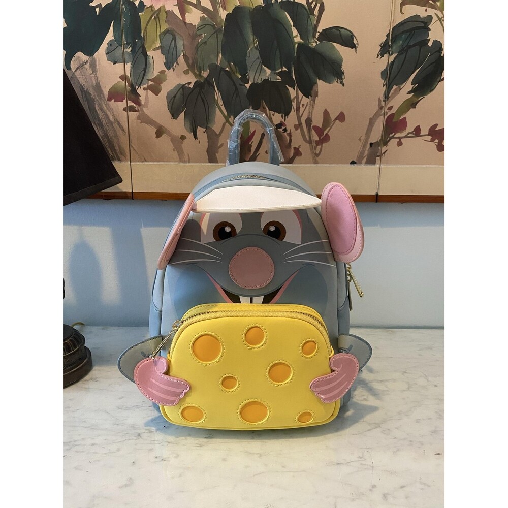 Disney Pixar Loungefly Ratatouille Remy Chef Cosplay Mini Backpack Womens New